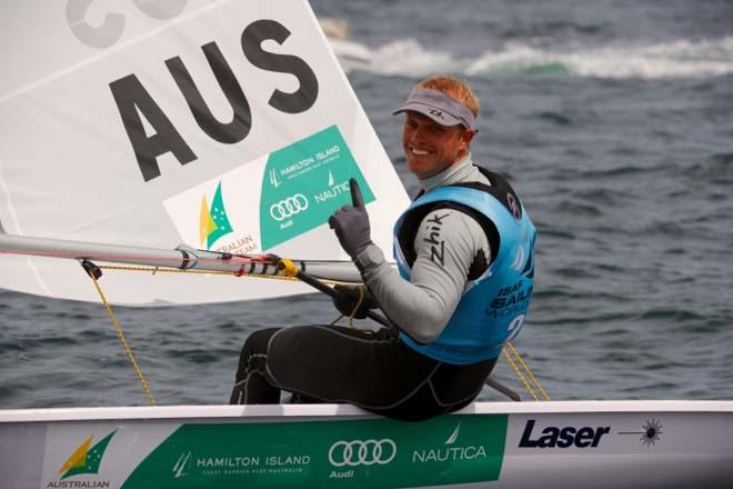 Tom Burton, Laser Standard medal race © Franck Socha